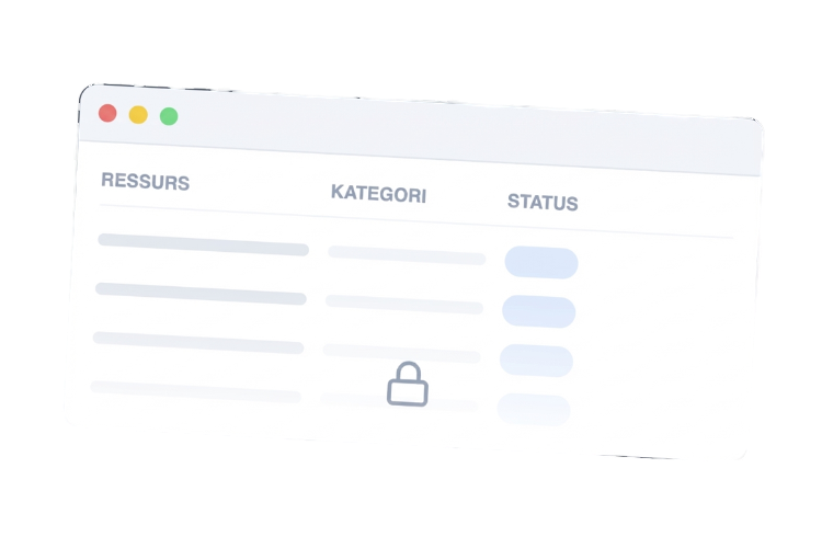 Ressursdatabase illustrasjon